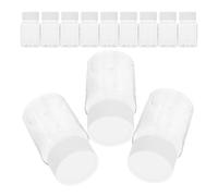 MALUGOGO 12pcs Portable Medicine Storage Bottles 50ml Plastic Organizer with Cap for Food and Small Objects Travel Storage Container