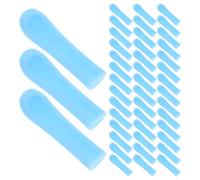 MALUGOGO 150pcs Silicone Ear Cleaner Replacement Heads for Ear Wax Remover Skin Friendly Soft Tips for Efficient Cleaning Suitable for Canal Use at Home and Travel