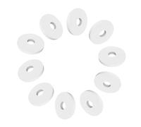 MALUGOGO 15pcs Aromatherapy Refill Pad Car Diffuser Replacement Pads White round Hollow Pe Healthy Fragrant Suitable for Car Diffuser Present for Friends Or Family Adults Assorted style