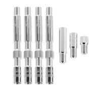 MALUGOGO 15pcs Car Valve Stem Extensions with Copper Chrome Plating, 19/27/39mm Screw-on Tire Valve Extenders for Truck and Wheel Tires, Easy Installation and Tight Air Seal