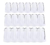 MALUGOGO 18pcs Pe Drawstring Bags Multi-use Small Storage Pouches for Sweaty Towels and Swimsuits, Organizing Cosmetics the Spa or Park with Chic and Fashion Style
