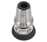 MALUGOGO 19mm Rubber Cane Tip Replacement for Walking Stick and Trekking Poles with Jointed Design and Anti-Slip Performance, Stable Connection for Seniors Outdoors and Walking on Stairs
