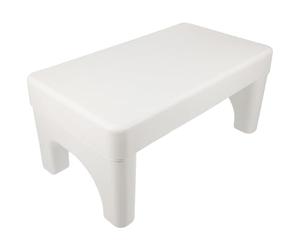 MALUGOGO 1pcs Bathroom Stool Toilet Step Stool Pp Material Comfortable to Step on Helps Achieve Optimal Squatting Position Non-Slip Design for Bathroom Use