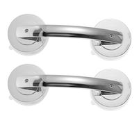 MALUGOGO 2 Pcs Glass Door Portable Suction Handle Bars Plastic Door Handles Strong Grasping Force Portable Abs Engineering Plastics Suitable for Smooth Flat Surfaces Including Tiles