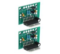 MALUGOGO 2 Sets Tda7297 12v 2x15w Stereo Receiver Amplifier Board Module Stable Power Output and Plastic Material for Home Speakers and Desktop Speakers for Engineering Course Practice