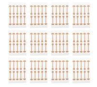 MALUGOGO 200pcs Nose Corrector Nasal Reshaping Strips Dumbbell Shaped Comfortable Fit Self Adhesive Soft Elastic Material Beige for Everyday Vanity at Home