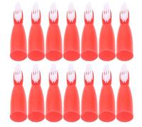 MALUGOGO 20pcs Finger Sleeve Toothbrush for Prisons and Secure Facilities, Portable Plastic Tooth Clean Tools with Soft Bristles, Finger Sleeve Design for Better Grip and Control