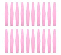 MALUGOGO 20pcs Pink Eva Sponge Nail Files Buffers for Finger and Toe Nails Safe Material Convenient to Use Professional Manicure Tools for Home and Salon Art