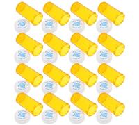 MALUGOGO 25pcs Travel Medicine Container Small Medicine Bottle Portable Bottle Moisture and Sunlight Protection Pp Plastic Storage for Travel and Family Use