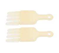 MALUGOGO 2pcs Beekeeper Extracting Scraper Beekeeping Jelly Extractor Plastic Beige Reusable Multifunction Hive Scraper Tool for Beekeeping Professional and Amateur Beekeepers