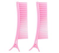 MALUGOGO 2pcs Hairdresser Clips Grip Clips for Hair Sectioning 5.58x1.18x0.90in Plastic Secure Grip Prevents Hair Damage for Makeup Artists Hairstylists