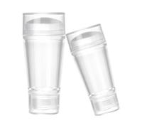 MALUGOGO 2pcs Manicure Stamping Tools Nail Transfer Stampers Silicone Handle Quick Nail Art Creation Design for DIY Art Home Use