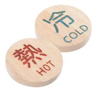 MALUGOGO 2pcs Plastic Hot Cold Water Notice Sign Easy Installation and Visible from Distance for Restaurant and Supermarket Use