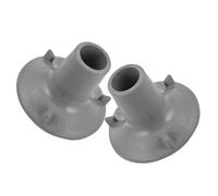 MALUGOGO 2pcs Replacement Feet Caps Rubber Feet Pad Comfortable Touch Easy to Clean for Bathroom and Hospitals Suitable and Elderly