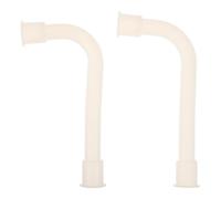 MALUGOGO 2pcs Replacement Silicone Hose for Water Dispenser Pump, White Food Grade Silicone with Flexible Tubing, Easy Installation and Resistant to Bending and Cracking, Suitable