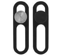 MALUGOGO 2pcs Sliding Privacy Camera Covers for Travel Accommodations, Ultra Thin Abs Material with High Precision Fit, Plastic Webcam Cover Slide for Laptops, Tablets, and Smartphones