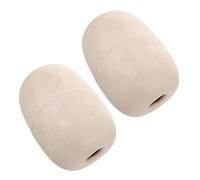MALUGOGO 2pcs White Pvc Rope Floats for Yachts and Anchor Lines with Bright Colour Visibility and Quick Positioning, for Lakes and Aquaculture Operations, Marine Buoy Marker Accessories