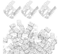 MALUGOGO 300pcs Dread Beads Hair Buckle Accessories Unique Shape Iron Material Workmanship Full of Creativity Brides Party Fashion Show Hair Decoration