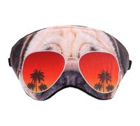 MALUGOGO 3D Animal Pug Sleep Mask for Women and Men, Lightweight Washable Calico Eye Cover with Creative Design for Office and Travel Use, Comfortable Sleep Mask for Teens