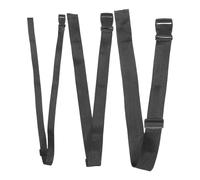 MALUGOGO 3pcs Fanny Pack Extender Strap Buckle Extender Adjustable Nylon Elastic Strap Not Easy to Deform Add Length Travel Black 39.30x2.36x0.39in