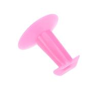 MALUGOGO 3pcs Pink Plastic Rest Stand for Nails Support and Steady Comfortable Hand Rest for Gel Practice and Nail Art for New Learners