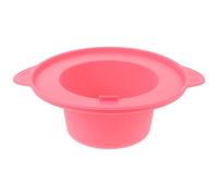 MALUGOGO 400ml Silicone Wax Melt Cups Wax Warmer Liner Even Heating Efficient Stylish Pot Replacement for Beauty Salon Skincare Routine