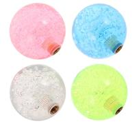 MALUGOGO 4pcs Game Controller Joystick Head Replacement Plastic Knob for DIY Fighting Gaming Machines Controller Replacement Parts Joystick Handle Ball