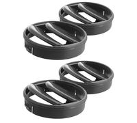 MALUGOGO 4pcs round Dashboard Air Vent Grille Clips for Car Ac Ventilation, Made of Sturdy Abs Material with Enhanced Air Circulation and Simple Installation, Suitable for Commercial