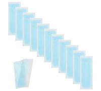 MALUGOGO 50pcs Cooling Gel Patches for Forehead with Hydrogel and Non-Woven Fabric, Comfortable and Refreshing Portable Cooling Patches for Summer Use, Ready to Use Fever Soothing and