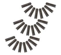 MALUGOGO 50pcs Metal Shoelace End Caps Black Metal Cord Ends for Hoodie Strings and Drawstrings, 0.2" Hole Cord Tips for Sneakers and Pants Accessories