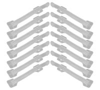 MALUGOGO 50pcs Plastic Cardboard Box Handles Heavy Duty Comfort Grip Elegant Look Refined Elegance for Moving and Shipping Small Boxes