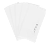 MALUGOGO 5pcs CD Disc Cleaner Cloth Record Cleaning Cloth for Music Enthusiasts Reusable High-efficiency Microfibre Material Gentle Cleaning for Glasses and CD Discs White