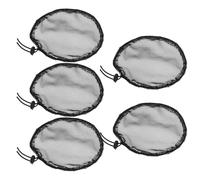 MALUGOGO 5pcs Elastic Mesh Hair Wig Net Cap Drawstring Ponytail Hair Net for Women round Base for Wig Making and Hairdressing Comfortable