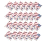 MALUGOGO 60pcs Independence Day Skin Stickers with Vivid Colors and Versatile Application, Patriotic American Flag Temporary Tattoos for Fourth of July Celebrations and Patriotic Party