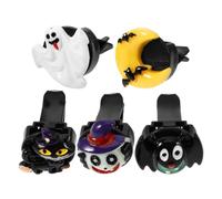 MALUGOGO 6pcs Car Air Vent Perfume Clips Halloween Themed Resin Car Air Freshener Clips with Decorative Design Keeps Smelling Fresh for Interior and Decorating Your