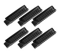 MALUGOGO 6pcs Foldable Combs Pocket Hair Comb for Travel, Dual-headed Fine Wide Teeth Styling Tool with Gentle Detangling, Portable Hairbrush for Men and Women On-the-go Touchups