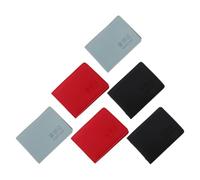 MALUGOGO 6pcs Insurance Registration Holder and Car Essential Document Wallet, and Portable Pu Leather Vehicle Document Wallet with 4-Pockets, Double Card Storage Design for Daily Use