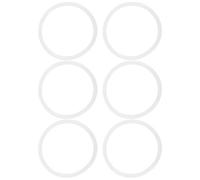 MALUGOGO 6pcs Rubber O-rings for Music Bowls and Crystal Singing Bowls, 3.7 Inch Anti-slip Shock Absorption Rings with Secure Support, Noise Reduction Gaskets for Home and Schools