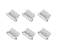MALUGOGO 6pcs Silver Type-c Cover for Phone Charging Port Dust Plugs Made of Aluminium Alloy and Plastic, Protects Mobile Phone Data Charging Port against Dirt and Prevents Poor Internal