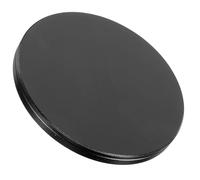 MALUGOGO 77mm Filter Cap Aluminum Alloy Stackable Screw on Black | Protective Cover for Lenses and Step up Rings, Scratch Protection, Camera Bag Storage, Caps Included