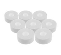 MALUGOGO 8 Rolls Shirt Collar Protector Sweat Pads 2.5cm X 800cm Strong Water Absorption No Residue Breathable Nonwoven Fabric Invisible Neck Liner for Hot Weather Wear and Sports