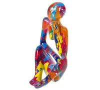 MALUGOGO Abstract Resin Thinker Decoration Figurine with Exceptional Details and Longevity, Modern Minimalist Ornament for Interior Space and Home Desk Decor