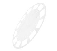 MALUGOGO Acrylic Circle Clock Face Template with Smooth Edges and Enhanced Clarity for DIY Decorative Clocks and Painting Layering Stencils