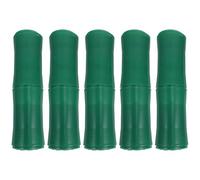 MALUGOGO Artificial Bamboo Tube Decor Heating and Garden Sewer Pipe Ornament 5pcs Plastic Simulated Bamboo Skin for Indoor and Outdoor Greenery Decoration