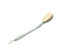 MALUGOGO Bath Cleaning Brush Back Cleaning Scrubber Soft Nylon Bristles Comfortable to Hold Pp TPR Materials Family Daily with Hanging Rope