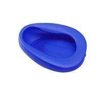 MALUGOGO Bed Pans for Elderly and Immobile Patients 2 Pcs Bedpan Set with Thickened Sturdy Material, Suitable for Home and Hospital Use