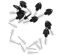 MALUGOGO Beer Tap Cleaning Brush Set for Thorough Cleaning and Easy to Operate 20pcs with Stainless Steel and Pp Material for Home Brewing and Bar Faucet Maintenance