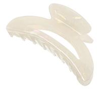MALUGOGO Beige Acetate Sheet Hair Clamp Big Claw Clips for Thick Long Hair 3.15 X 1.57 X 1.18 Inch Minimalist Design Not Easy to Deform Or Break for Women and Teen Party Banquet