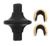 MALUGOGO Bow String Kisser Button Bow Lip Beads Slotted Archery Accessory Silicone and Copper Black Shooting Stability for Professionals and Beginners in Competitions Random Color