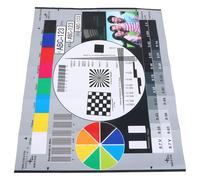 MALUGOGO Camera Lens Calibration Chart Focus Calibration Tool for Lens Tester and Monitor Paper Material Withstands Repeated Use for Cctv Installation and Color Accuracy Chart Evaluation